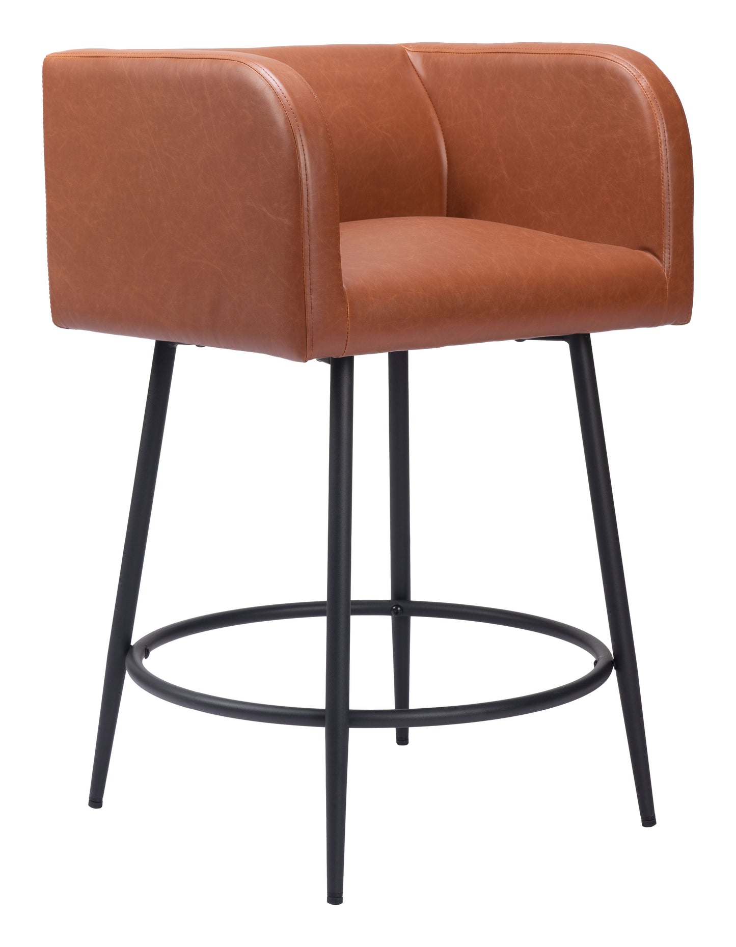 Horbat Counter Stool (Set of 2) Brown