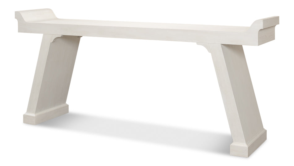 Suspension Console Table Extra Long Working White