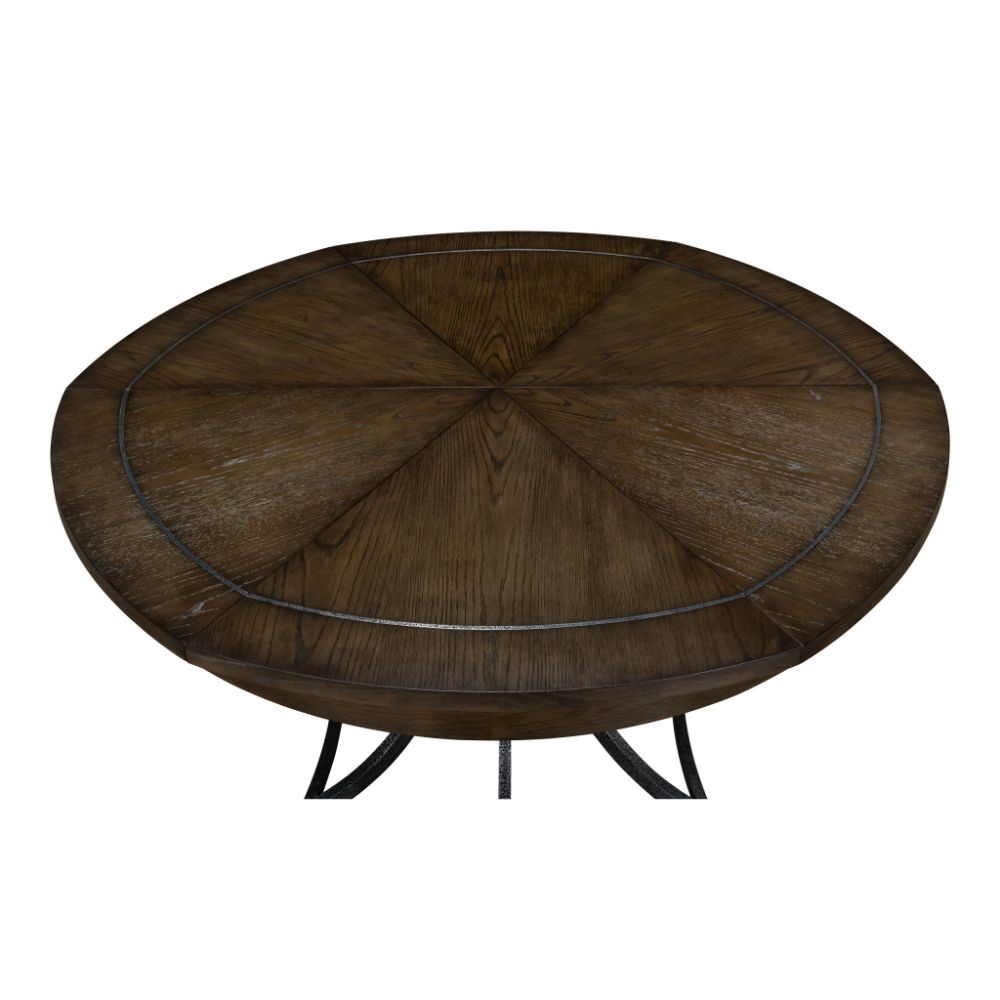 Sunset Jupe Extendable Round Dining Table Artisan Grey