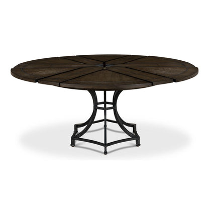 Sunset Jupe Extendable Round Dining Table Artisan Grey