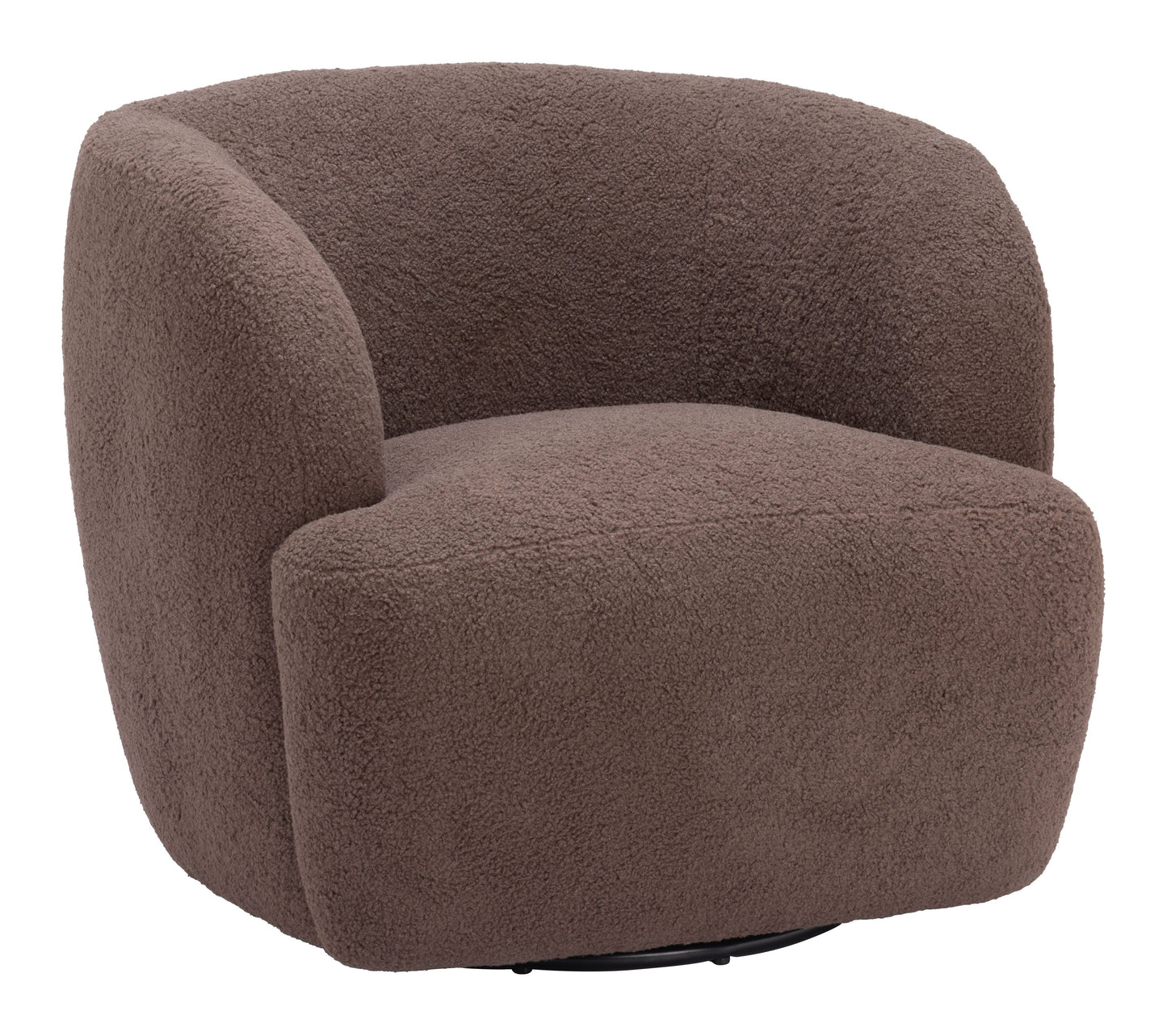 Govan Swivel Chair Brown