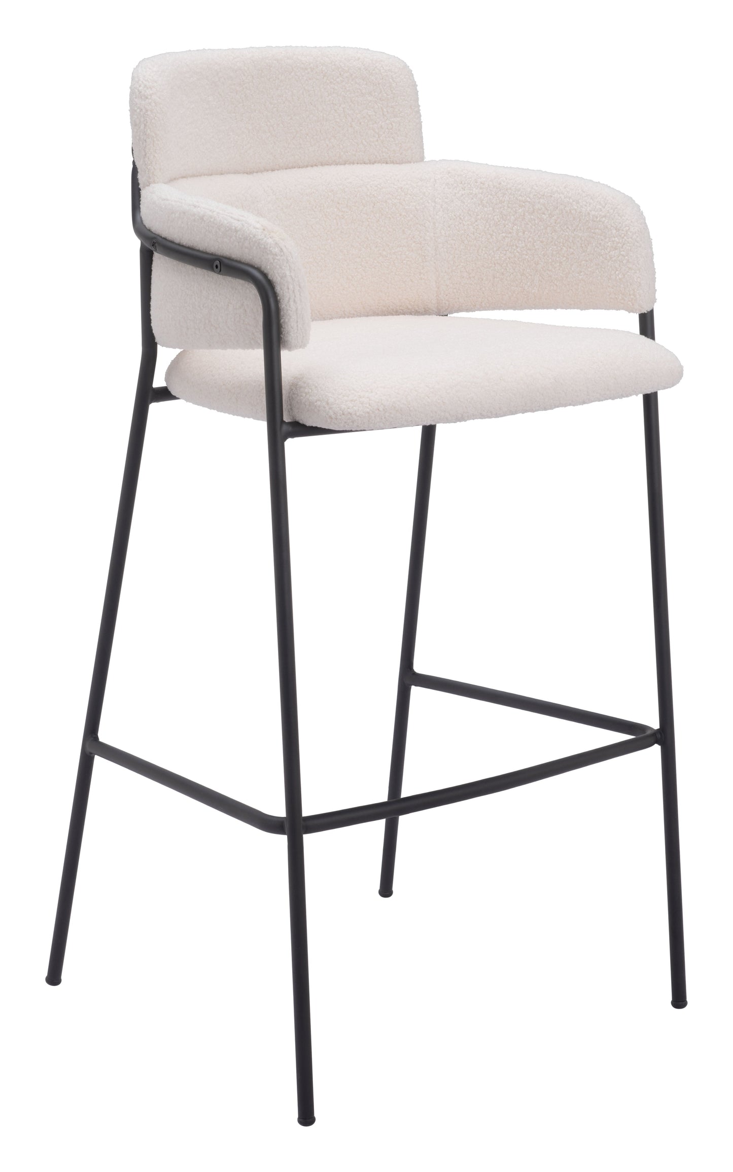 Marcel Barstool (Set of 2) Cream