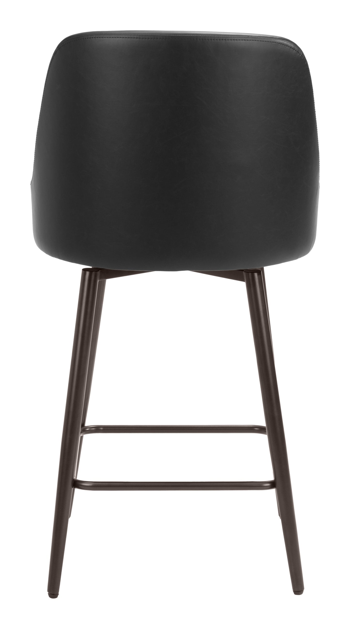 Keppel Swivel Counter Stool Black & Bronze