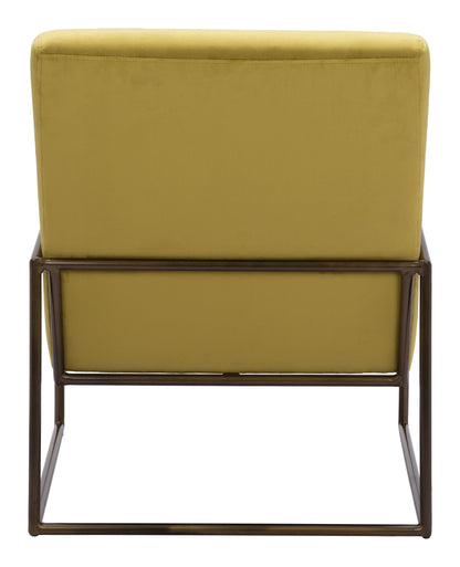 New York Accent Chair Olive Green