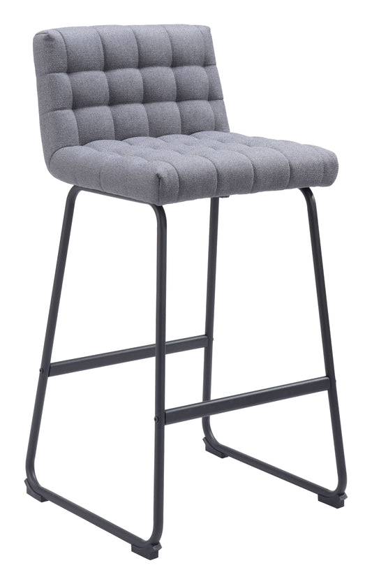 Pago Barstool (Set of 2) Gray