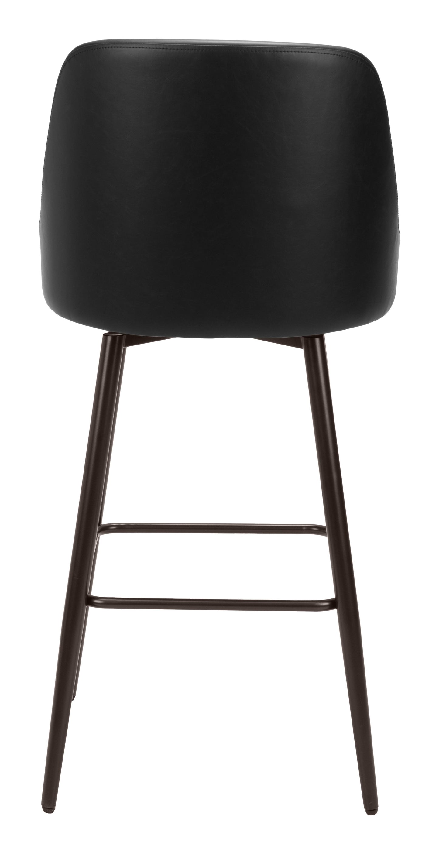 Keppel Swivel Barstool Black & Bronze