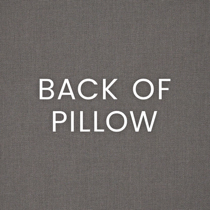 Outdoor Daisy Chain Lumbar Pillow - Black