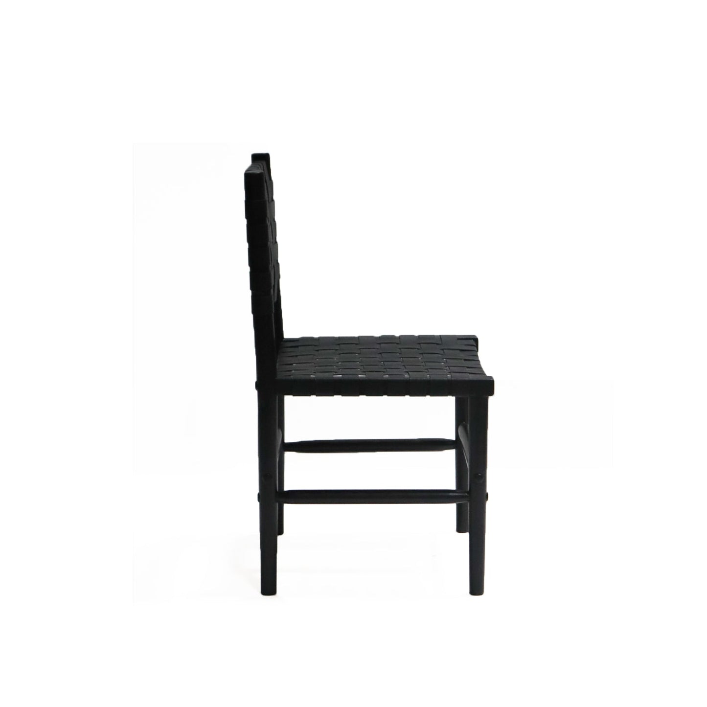 Leather Dining Chair Perry Black