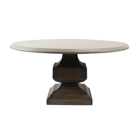 Two Tone Round Dining Table Parma 60X60