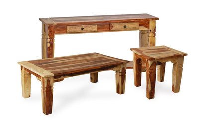 LOOMLAN Tahoe Square Wood Lamp Table