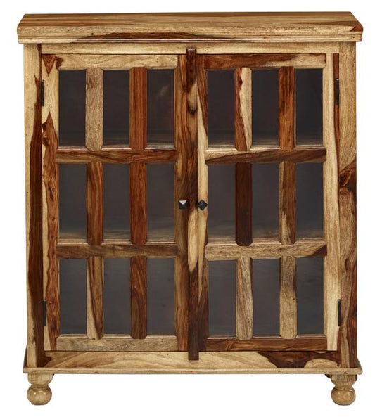 Tahoe 18 Glass and Wood Cabinet