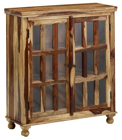 Tahoe 18 Glass and Wood Cabinet