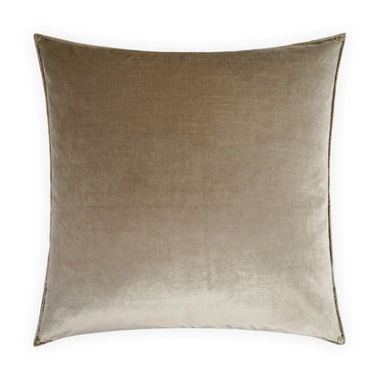 Iridescence Latte Dark Brown Throw Pillow With Insert