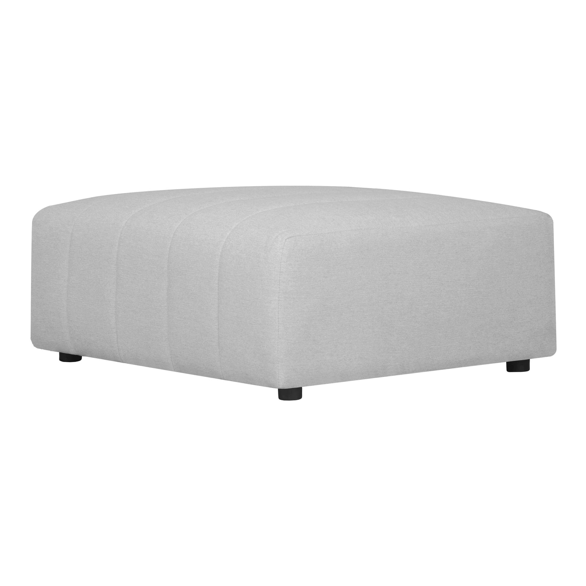  Lyric Off White Modular Ottoman Otmeal Moe' Home