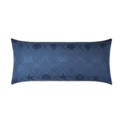 Outdoor Shell Trellis Lumbar Pillow