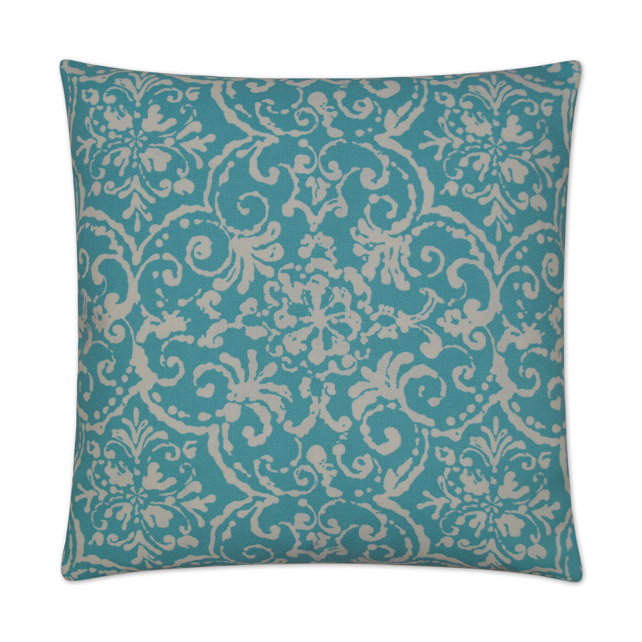 Outdoor Print Affair Pillow - Turquoise