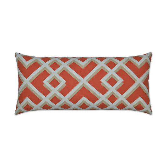 D.V. Kap Outdoor Pergola Lumbar Pillow - Coral