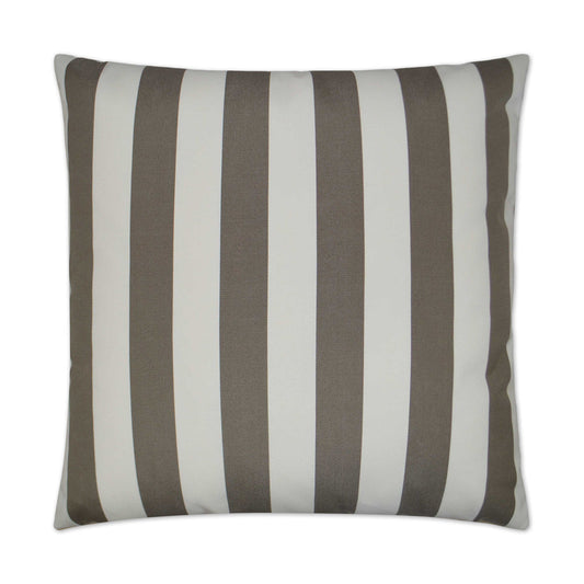 D.V. Kap Outdoor Café Stripe Pillow - Driftwood