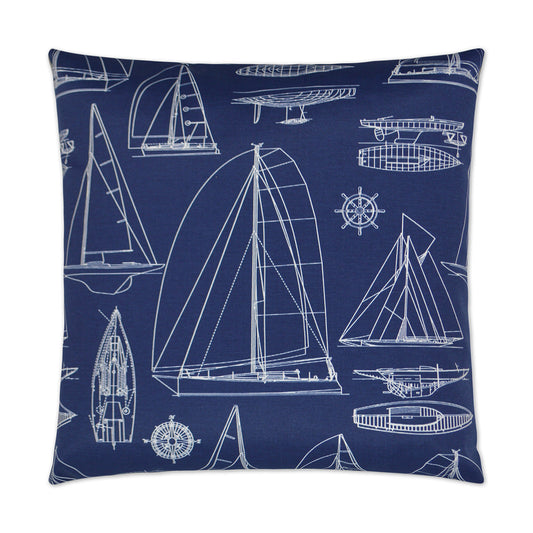 D.V. Kap Outdoor Sailing Pillow - Navy