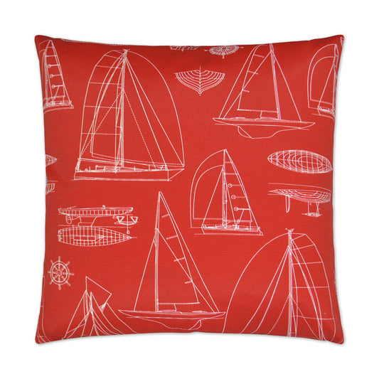 D.V. Kap Outdoor Sailing Pillow - Red