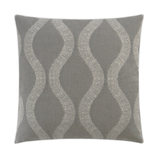 D.V. Kap Outdoor Overlock Pillow - Stone