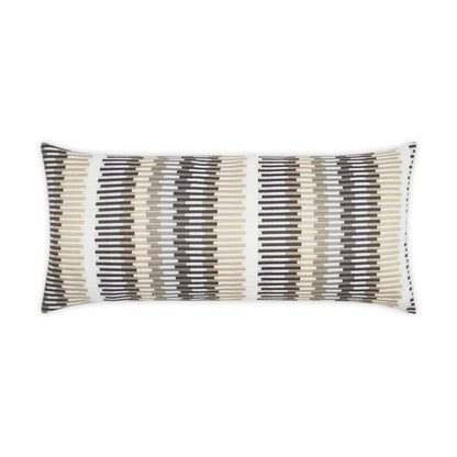 Outdoor Sunfun Stripe Lumbar Pillow - Linen