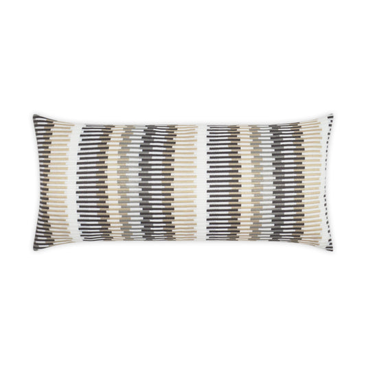 D.V. Kap Outdoor Sunfun Stripe Lumbar Pillow - Linen