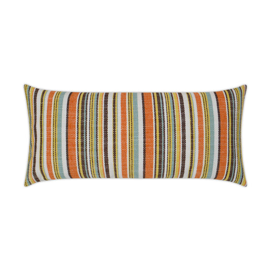 D.V. Kap Outdoor Fancy Stripe Lumbar Pillow - Multi