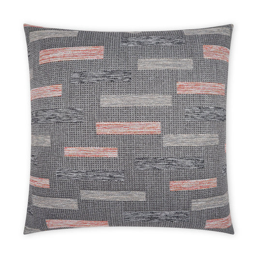 D.V. Kap Outdoor Blockweave Pillow - Coral