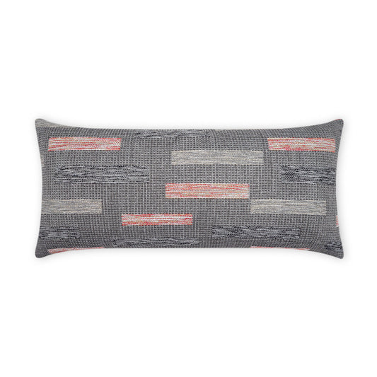D.V. Kap Outdoor Blockweave Lumbar Pillow - Coral