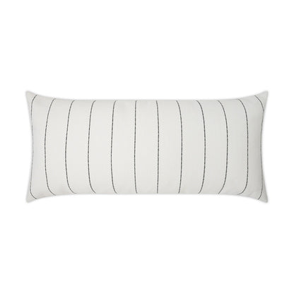 Outdoor Malibu Lumbar Pillow - White