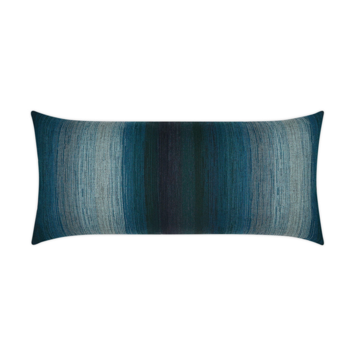 Outdoor Meditate Lumbar Pillow - Turquoise