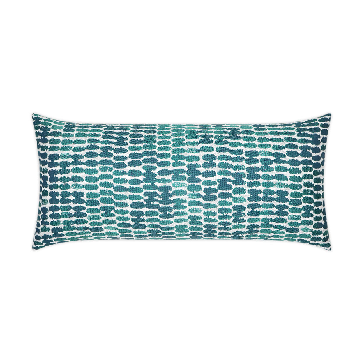 Outdoor Reach Lumbar Pillow - Turquoise