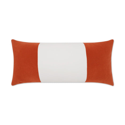 D.V. Kap Outdoor Sundance Band Lumbar Pillow - Orange