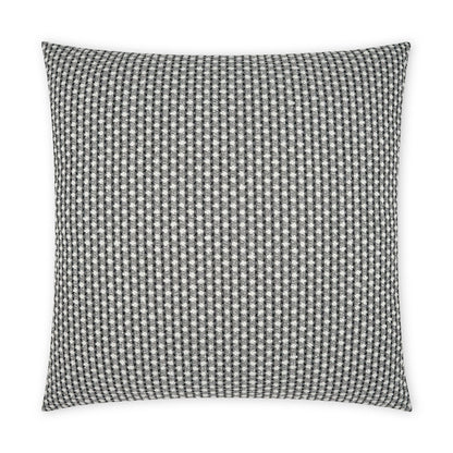 Outdoor Dot Dash Pillow - Grey
