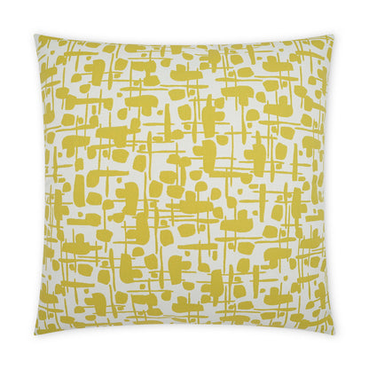 Outdoor Jargon Pillow - Citron