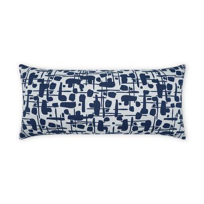 Outdoor Jargon Lumbar Pillow - Blue