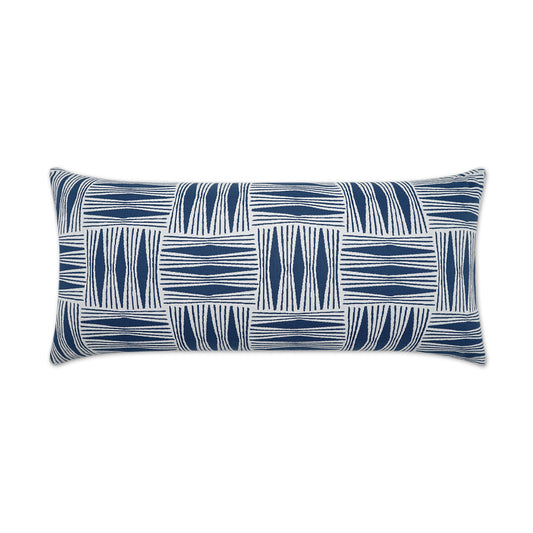 D.V. Kap Outdoor Kizomba Lumbar Pillow - Blue