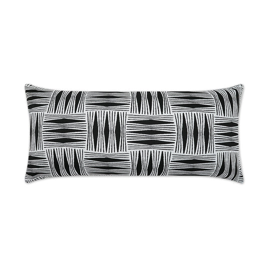 D.V. Kap Outdoor Kizomba Lumbar Pillow - Ebony