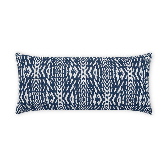 D.V. Kap Outdoor Riff Lumbar Pillow - Blue