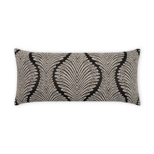 D.V. Kap Outdoor Palmyra Lumbar Pillow - Black