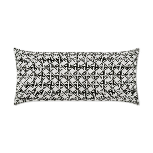 D.V. Kap Outdoor Pella Lumbar Pillow - Ebony