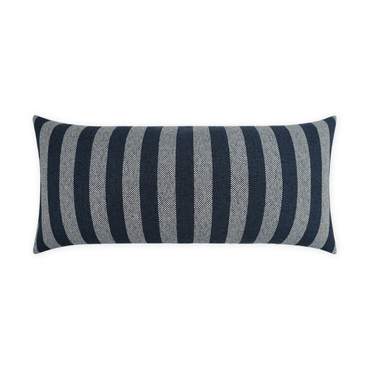 D.V. Kap Outdoor Seaport Lumbar Pillow - Navy