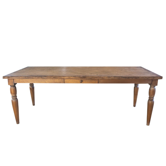 Rusic Farmhouse Wood Dining Table Pilar Seats 8