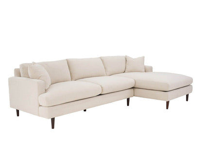 Martha Right Sectional Sofa - Beach Alabaster