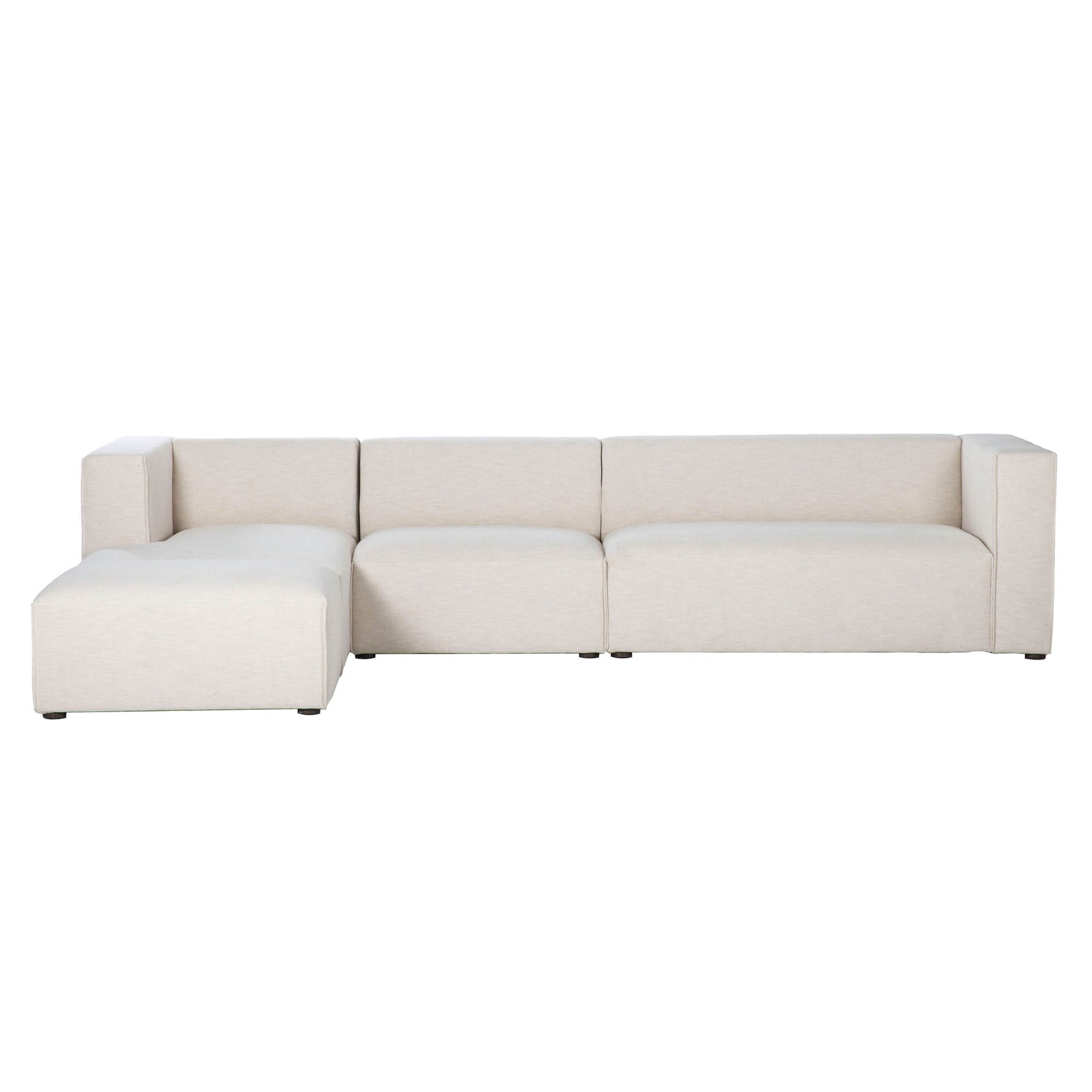 LH Home Premium L-Shaped Tight Back Left Sectional Couch