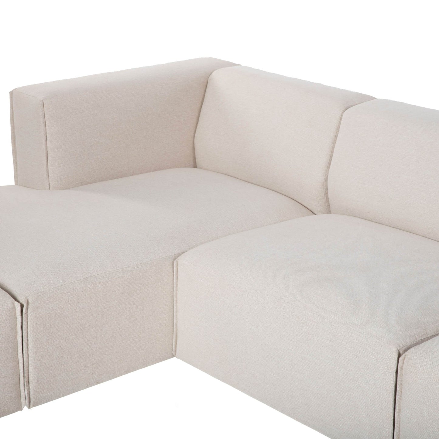 LH Home Premium L-Shaped Tight Back Left Sectional Couch