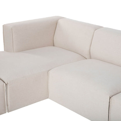 LH Home Premium L-Shaped Tight Back Left Sectional Couch