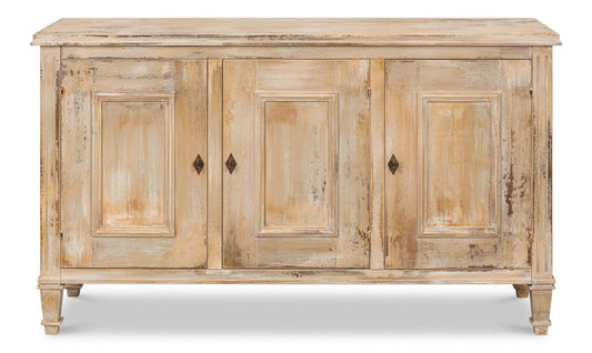 Louis Xvi 3 Door Buffet For Dining Room Antique Oak