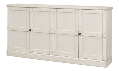 Lionisio Buffet 75" Stucco with Wood Doors